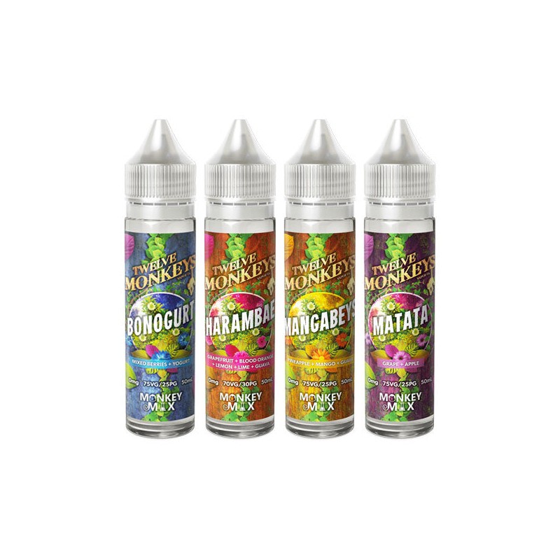 Buy Twelve Monkeys 50ml Shortfill 0mg | Express Highs UK