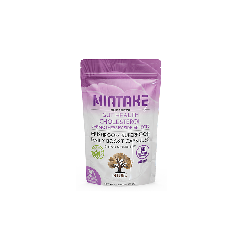 Buy NTURE 2000mg Miatake Mushroom Capsules - 60 Caps | Express Highs UK