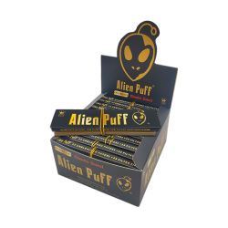 Buy 33 Alien Puff Black & Gold King Size Elastic Band Unbleached Papers + Filter Tips ( HP184 ) | Express Highs UK