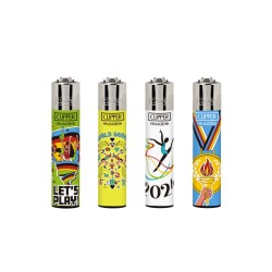 Buy 40 Clipper CP11RH Classic World Games Flint Lighters - CL3C1640 | Express Highs UK