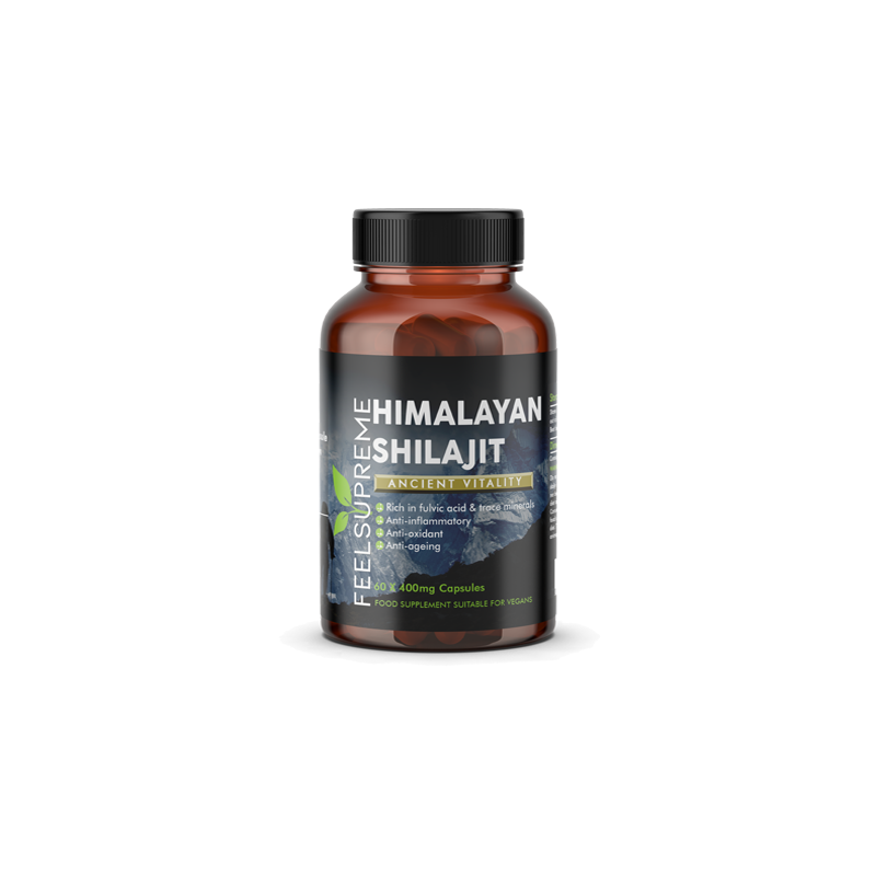 Buy Feel Supreme 24000mg Himalayan Shilajit Capsules - 60 Caps | Express Highs UK