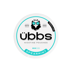 Buy 6mg Übbs Spearmint Regular Strength Nicotine Pouches - 20 Pouches | Express Highs UK