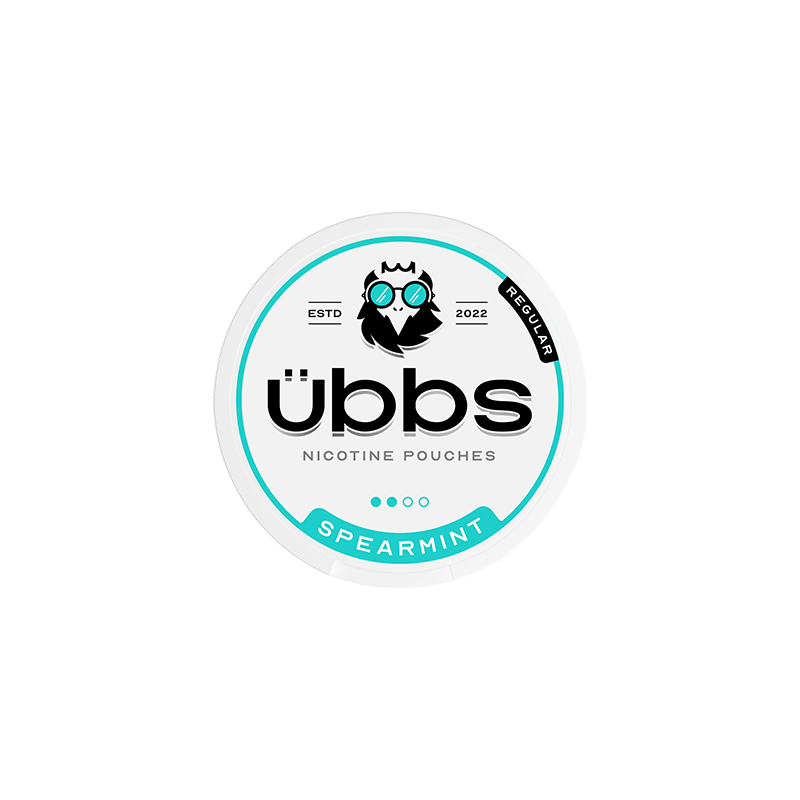 Buy 6mg Übbs Spearmint Regular Strength Nicotine Pouches - 20 Pouches | Express Highs UK