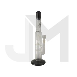 Buy 16" Large Cannabis Leaf Design Glass Bong - GB-89 | Express Highs UK