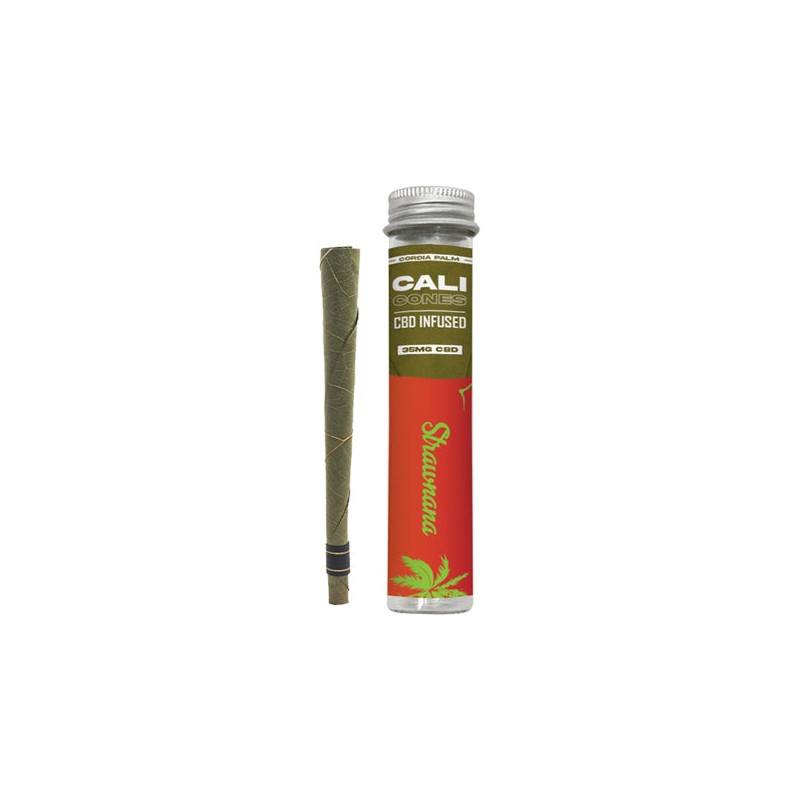 Buy CALI CONES Cordia 30mg Full Spectrum CBD Infused Palm Cone - Strawnana | Express Highs UK