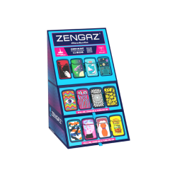 Buy Zengaz Cube ZL-12 Royal Jet (EU-S6) - Jet Flame Lighters Bundle + 48 Lighters with Cube display stand | Express Highs UK