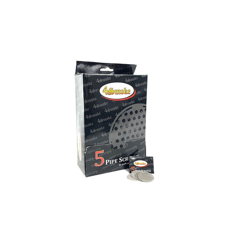 Buy 4Smoke Silver Pipe Screen 20mm | Express Highs UK