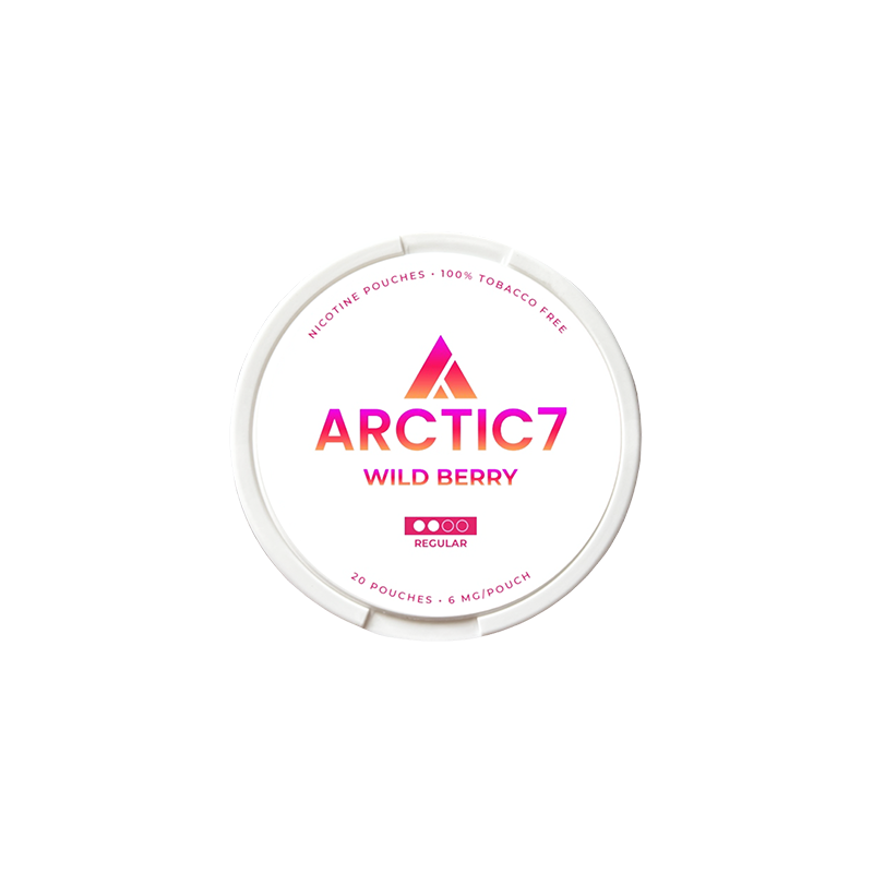 Buy 6mg Arctic7 Wild Berry Slim Nicotine Pouches - 20 Pouches | Express Highs UK