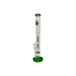 Buy 18" Large Percolator Glass Bong Leaf Mixed Designs -GS1534 - GB98 | Express Highs UK