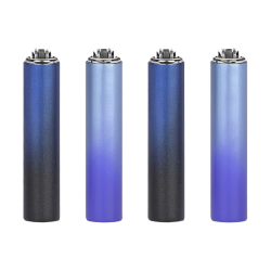 Buy 30 Clipper FCP22RH Classic Micro Blue Gradient Shiny Lighters | Express Highs UK