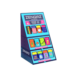 Buy Zengaz Cube ZL-30 Chip Set (EU-S2) - Jet Flame Lighters Bundle + 48 Lighters with Cube display stand | Express Highs UK