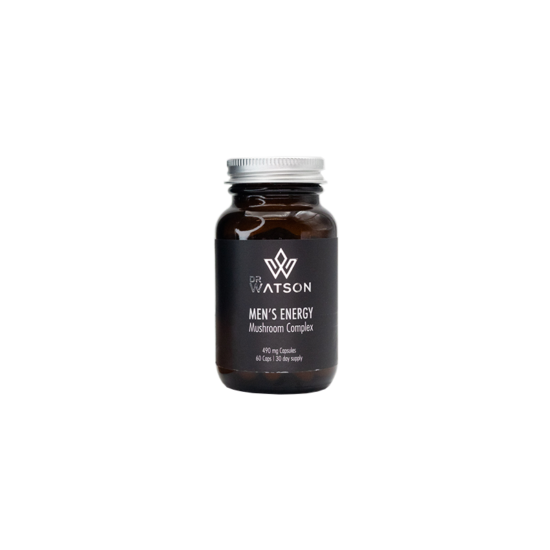 Buy Dr Watson Men's Energy Mushroom Vegan Capsules - 60 Pieces | Express Highs UK