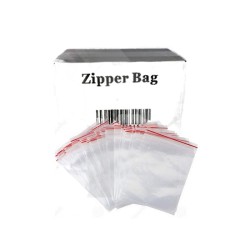 Buy 5 x Zipper Branded 70mm x 105mm Clear Baggies | Express Highs UK