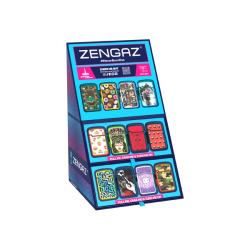 Buy Zengaz Cube ZL-12 Royal Jet (EU-S7) - Jet Flame Lighters Bundle + 48 Lighters with Cube display stand | Express Highs UK