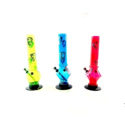 Buy 6 x Small Bob Marley Printed Acrylic Bong - FMP Bob | Express Highs UK