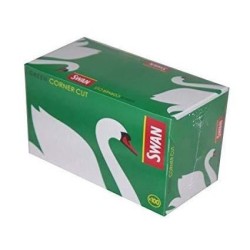 Buy 100 Swan Green Regular Corner Cut Rolling Papers | Express Highs UK