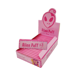 Buy 50 Alien Puff 1 1-4 Size Pink Rolling Papers ( HP2102AP ) | Express Highs UK