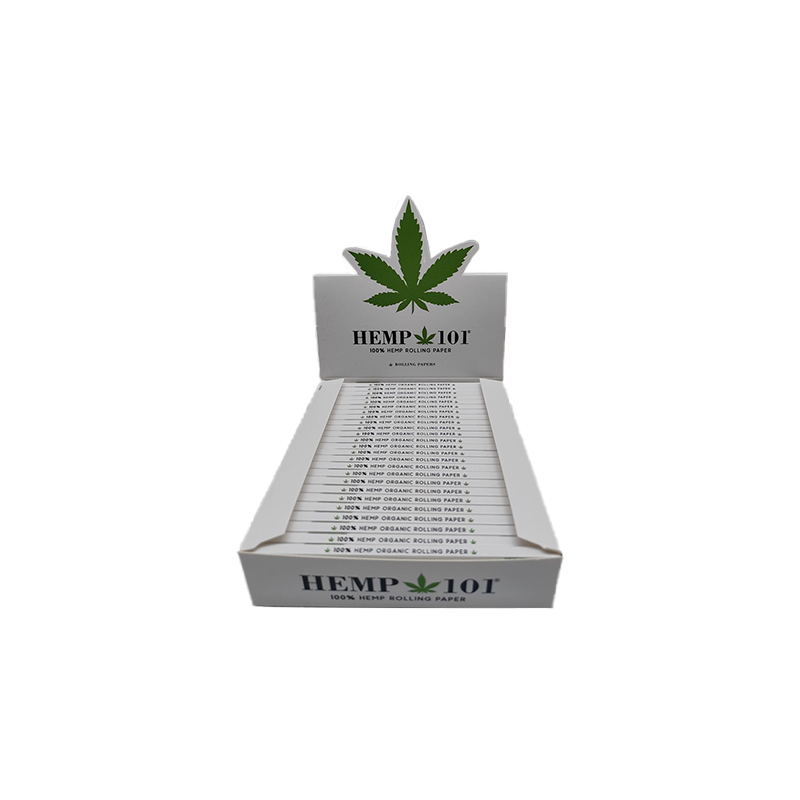 Buy Hemp 101 King Size 100% Hemp Slim Rolling Papers Classic White | Express Highs UK